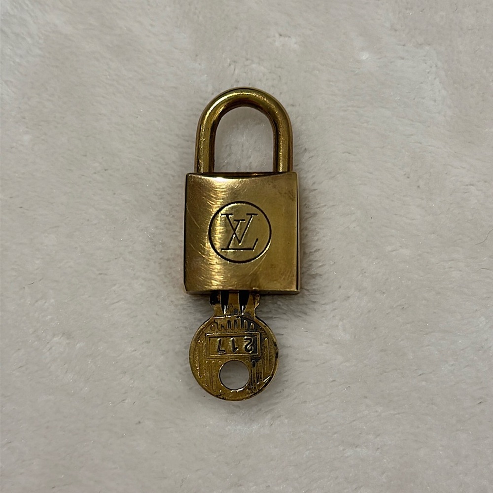 Rare 217 Louis Vuitton Lock and Key Only